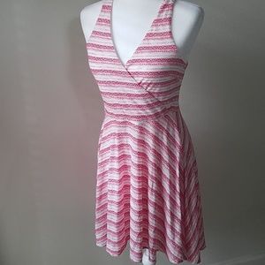 Bebe "lollipop/white" Dress